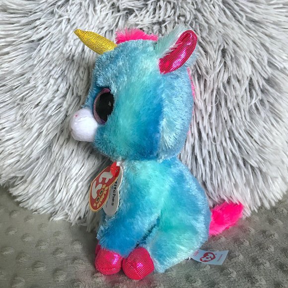 TY Beanie Boos RARE 6" Unicorn: Stitches - Picture 2 of 4